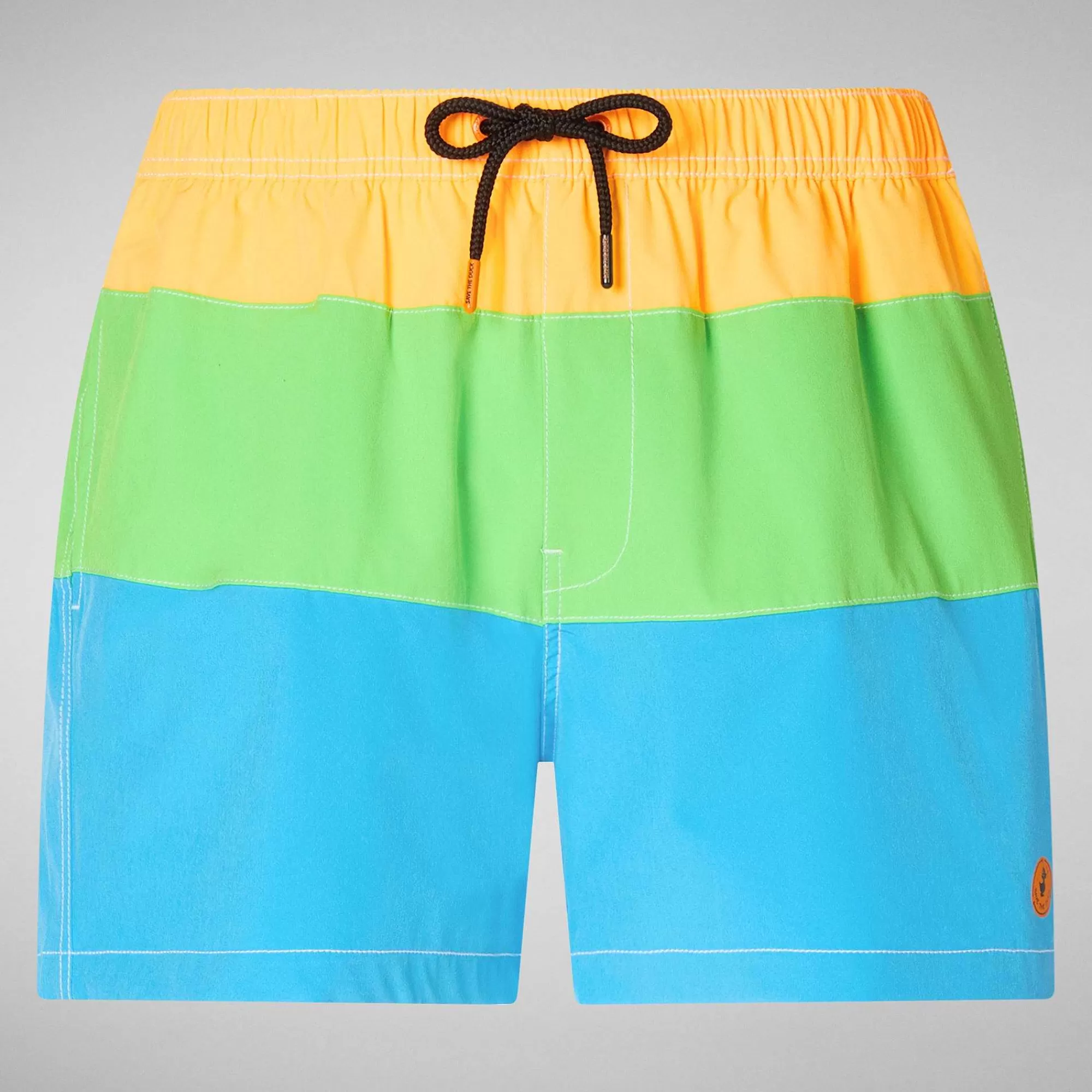 Costumi Da Bagno^Save The Duck Costume Da Bagno Uomo Toty Arancione Fluo, Verde Fluo E Blu Fluo