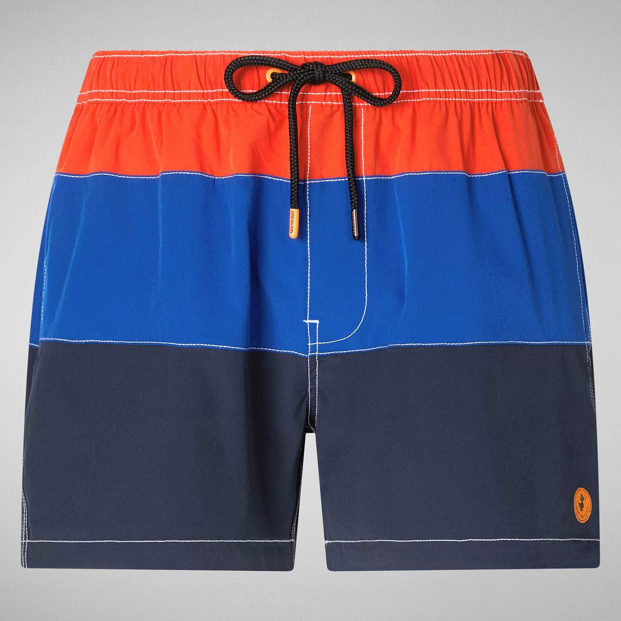 Costumi Da Bagno^Save The Duck Costume Da Bagno Uomo Toty Rosso Acceso, Blu Elettrico E Blu Navy