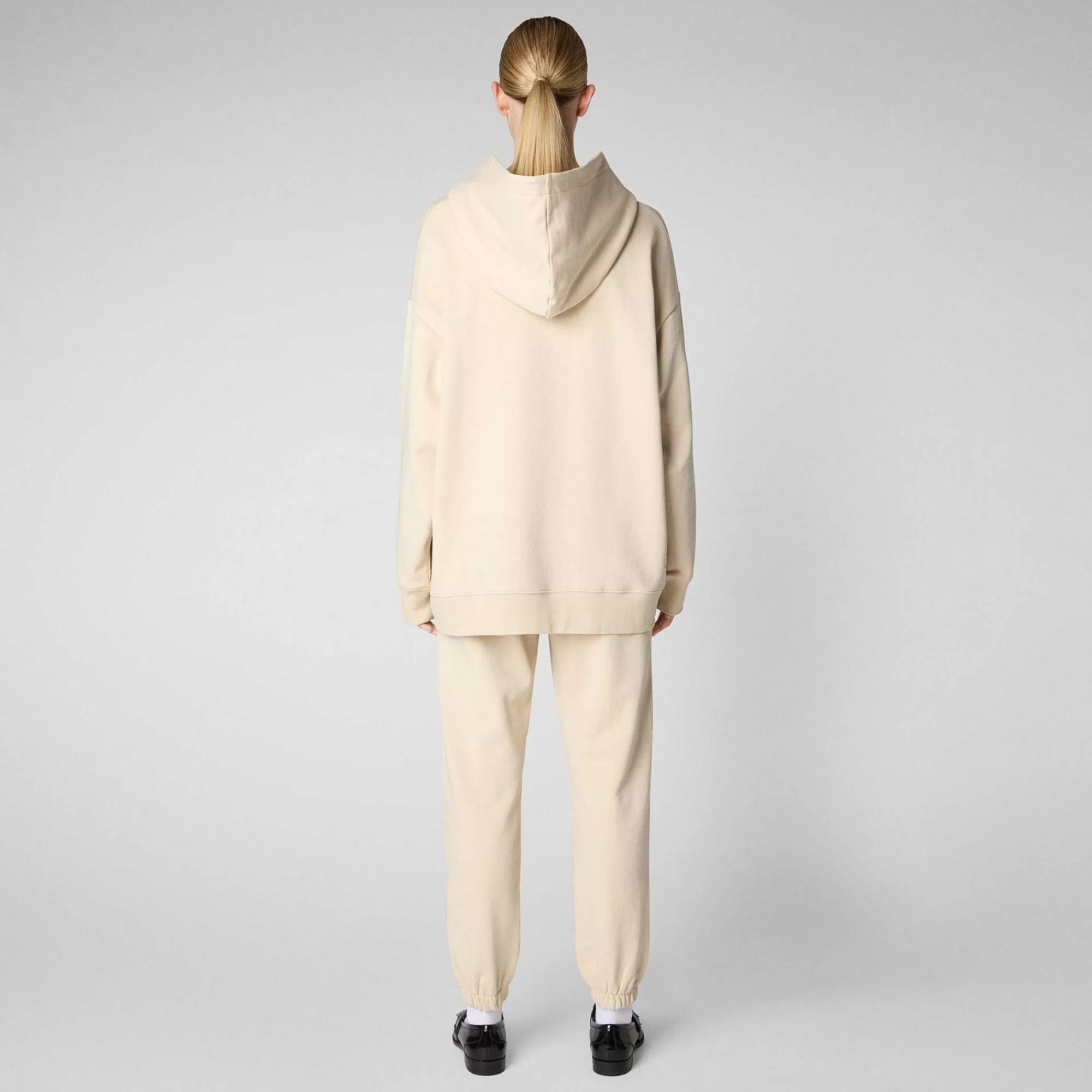 T-Shirt & Felpe^Save The Duck Felpa Donna Ode In Beige Crema