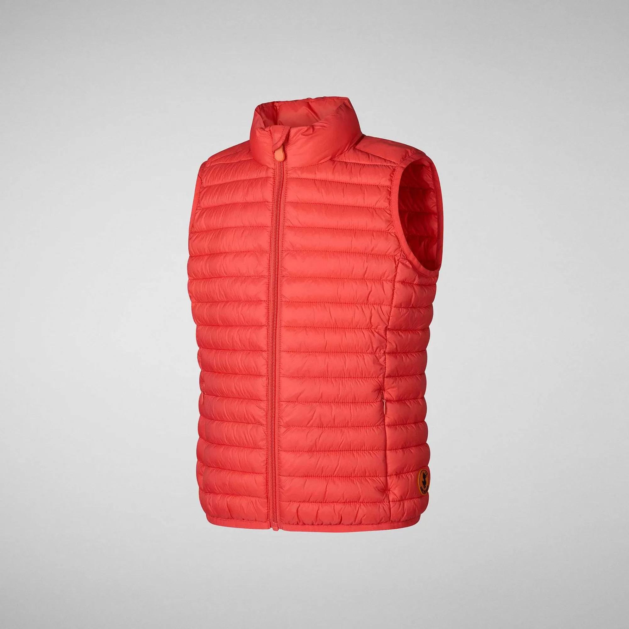 Gilets^Save The Duck Gilet Imbottito Unisex Bambino Dolin Rosso Acceso