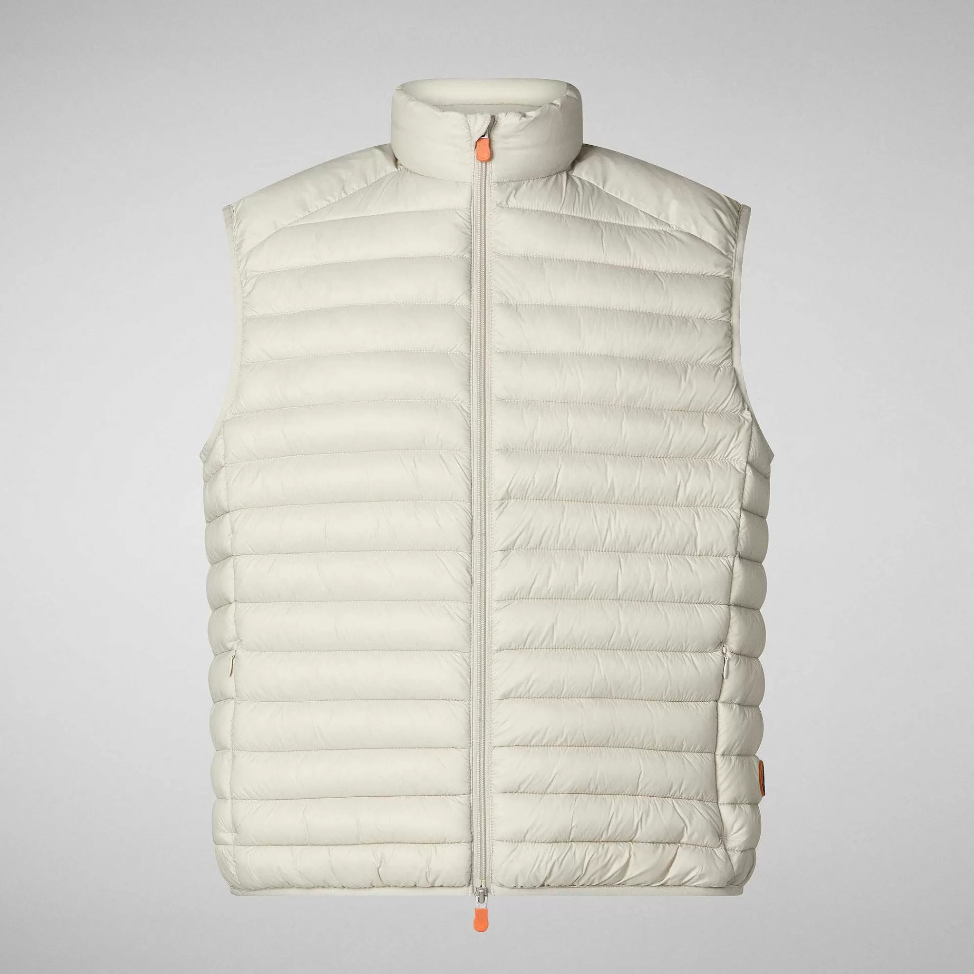 Gilets^Save The Duck Gilet Imbottito Uomo Adam Beige Chiaro