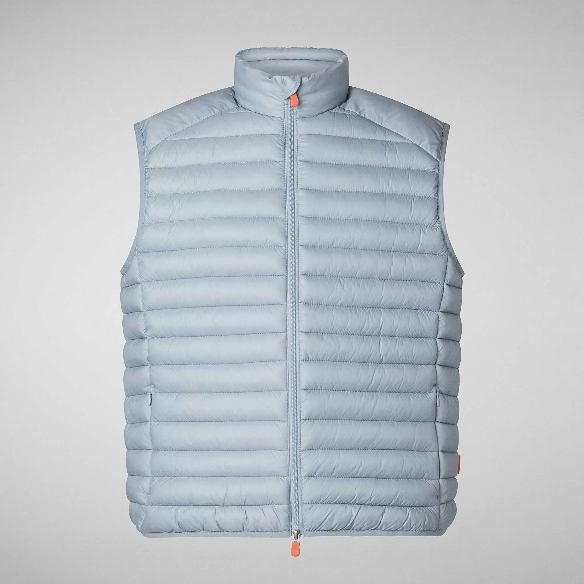 Gilets^Save The Duck Gilet Imbottito Uomo Adam Grigio Ardesia Chiaro