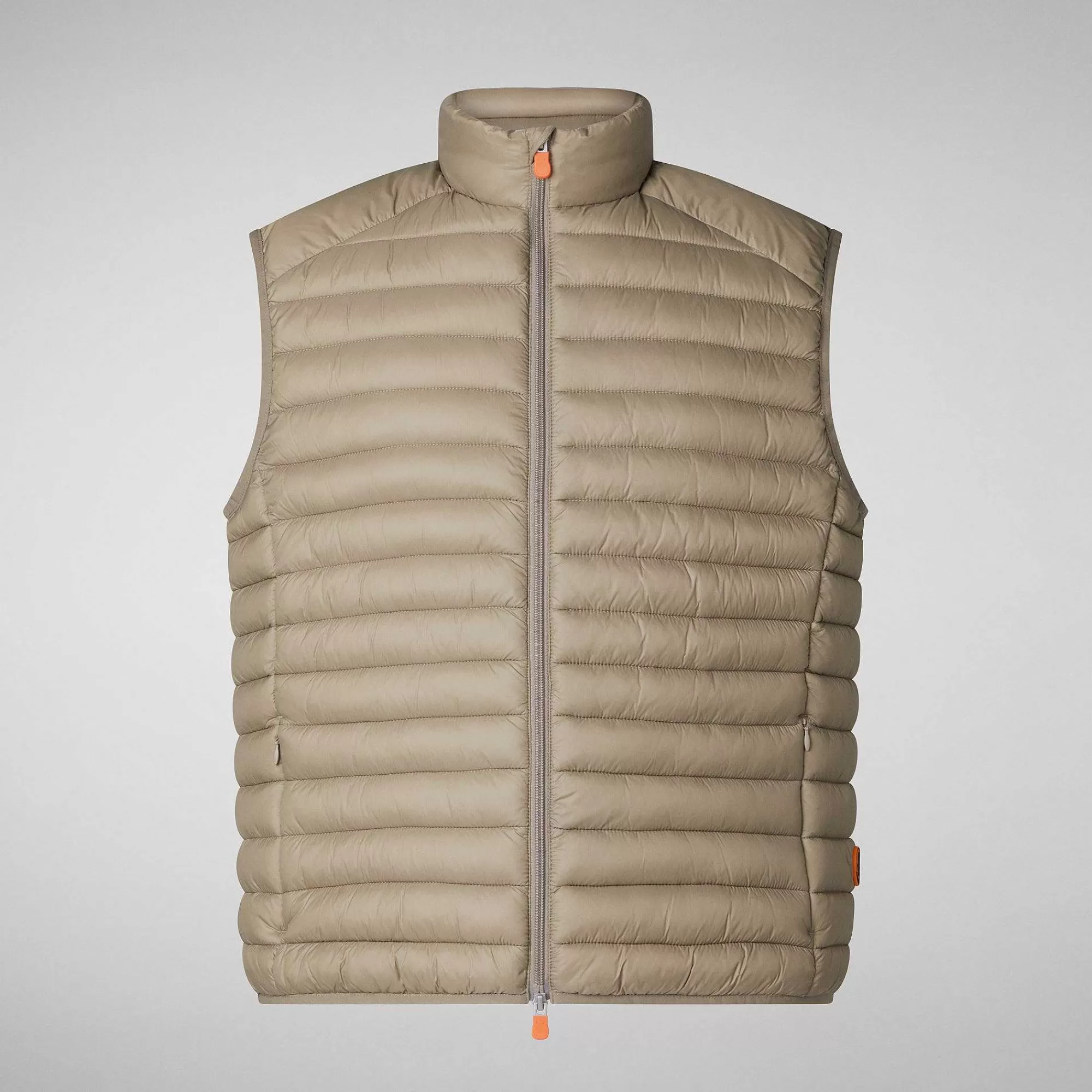 Gilets^Save The Duck Gilet Imbottito Uomo Adam Grigio Elefante