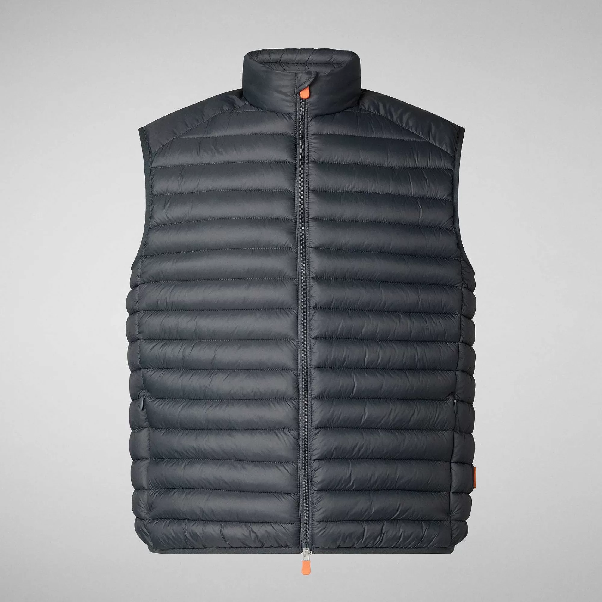 Gilets^Save The Duck Gilet Imbottito Uomo Adam Grigio Tempesta