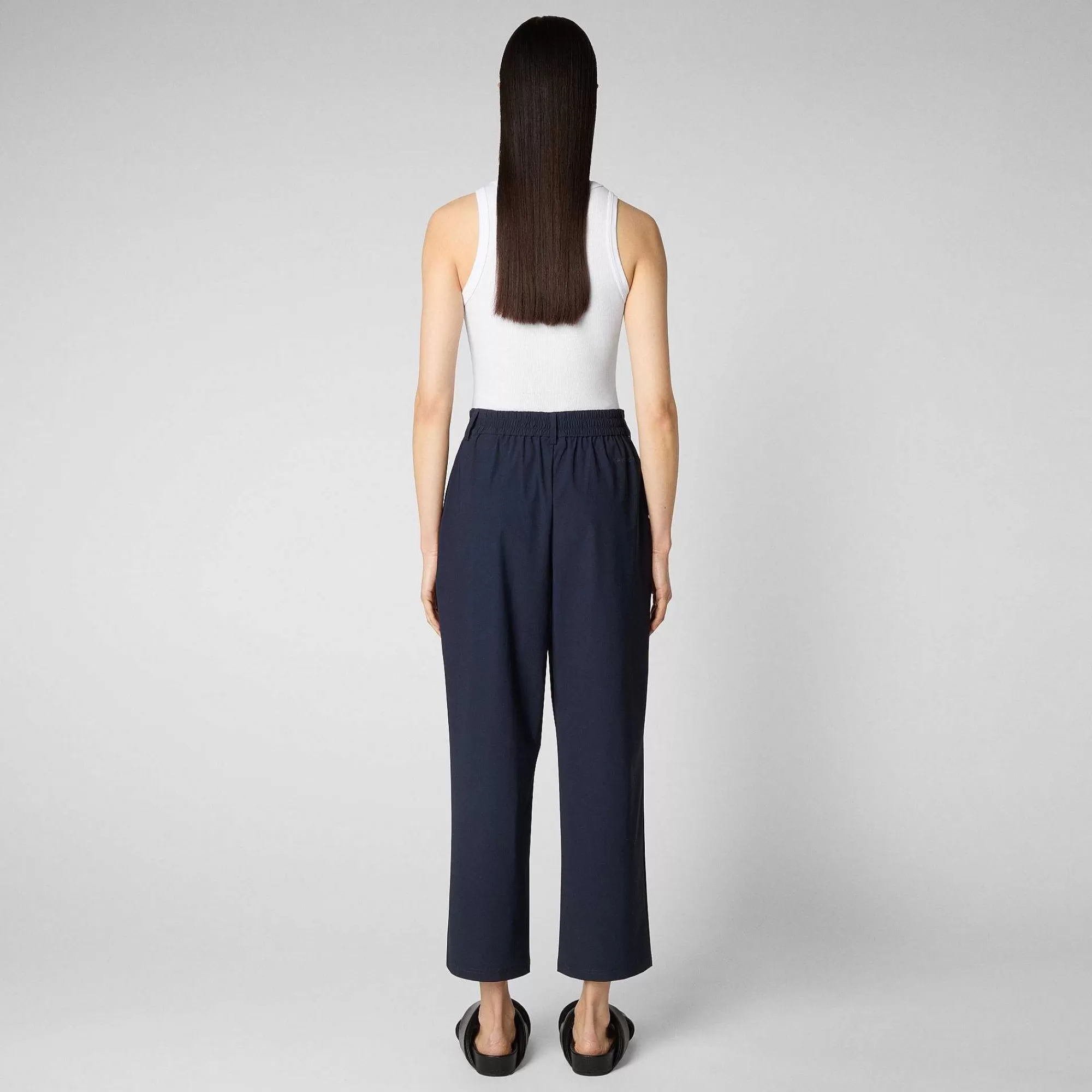 Pantaloni & Gonne^Save The Duck Pantaloni Donna Gita Blu Navy