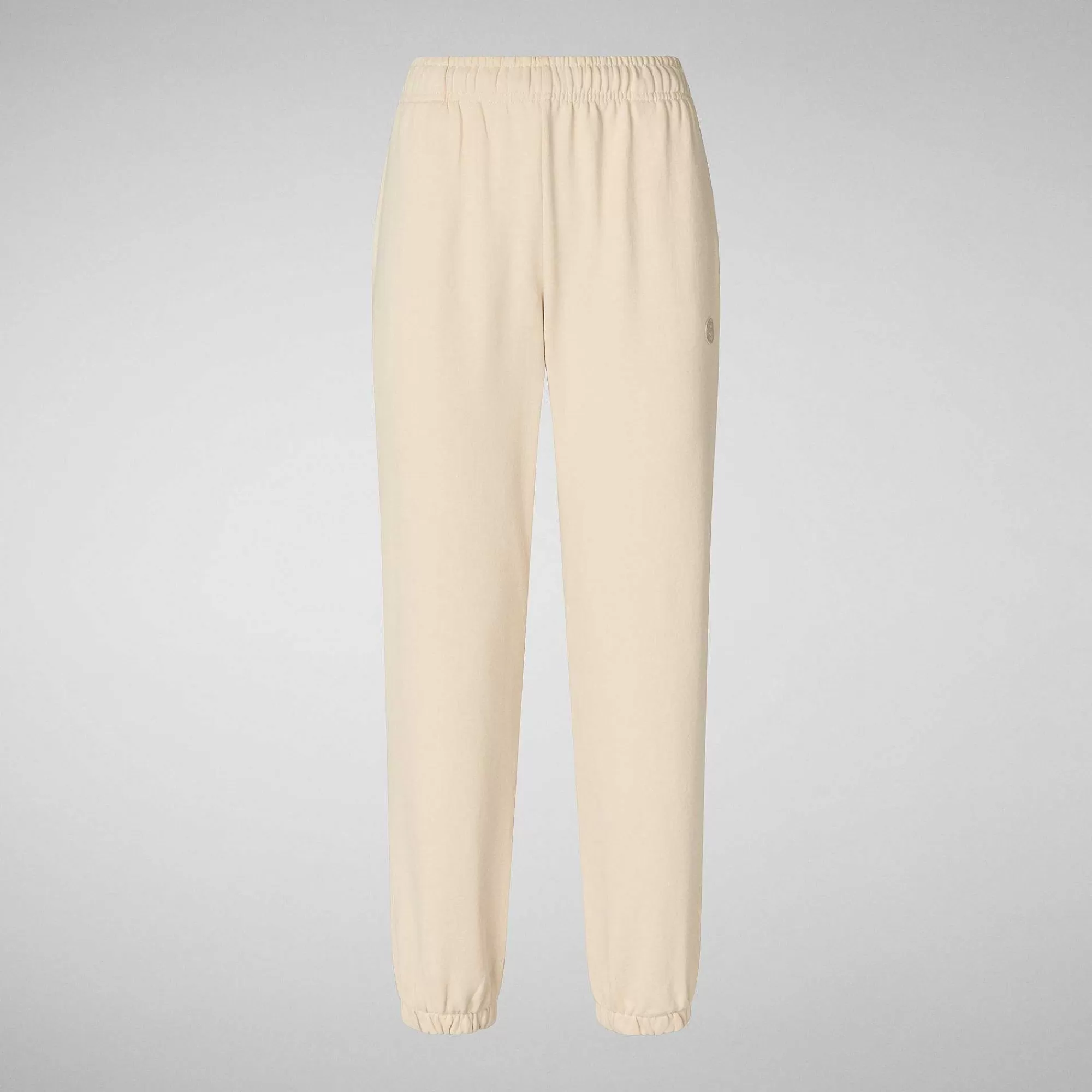 Pantaloni & Gonne^Save The Duck Pantaloni Donna Jiya In Beige Crema