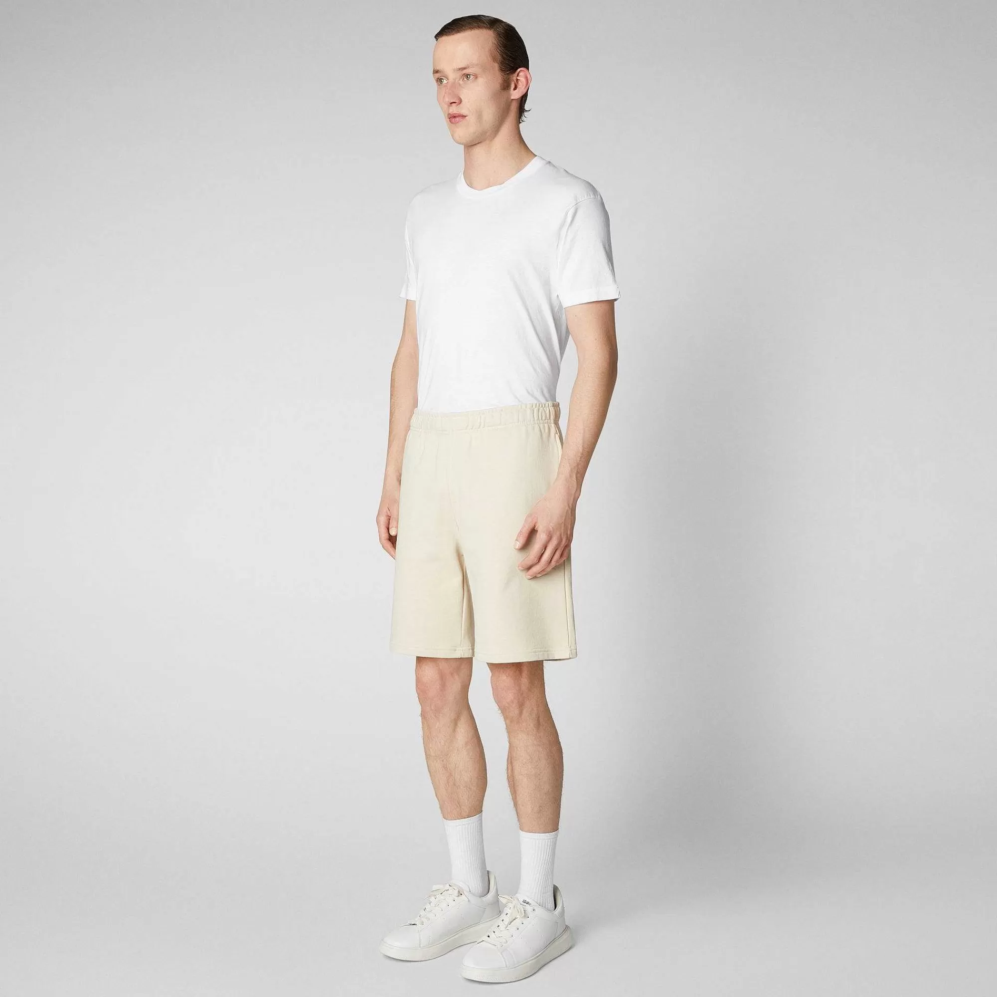 Pantaloni^Save The Duck Pantaloni Uomo Rayun In Beige Crema