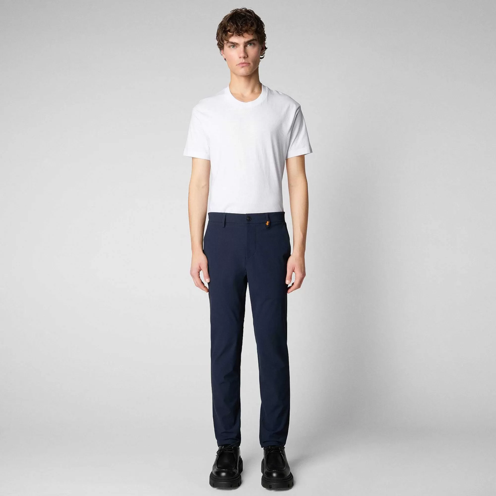 Pantaloni^Save The Duck Pantaloni Uomo Steve Blu Navy