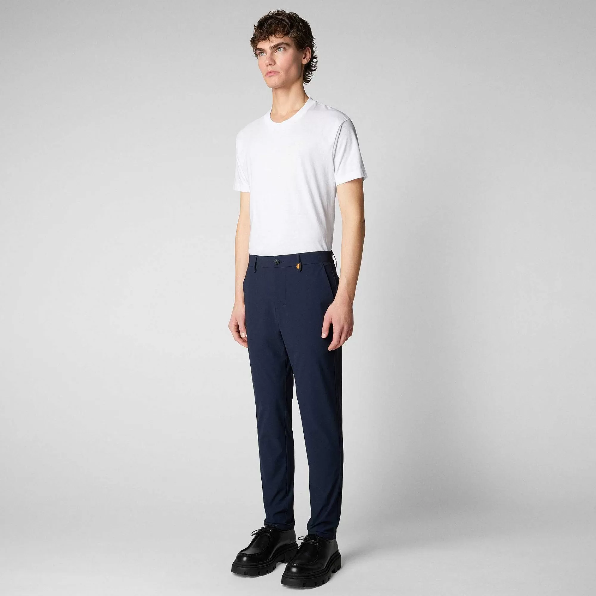 Pantaloni^Save The Duck Pantaloni Uomo Steve Blu Navy