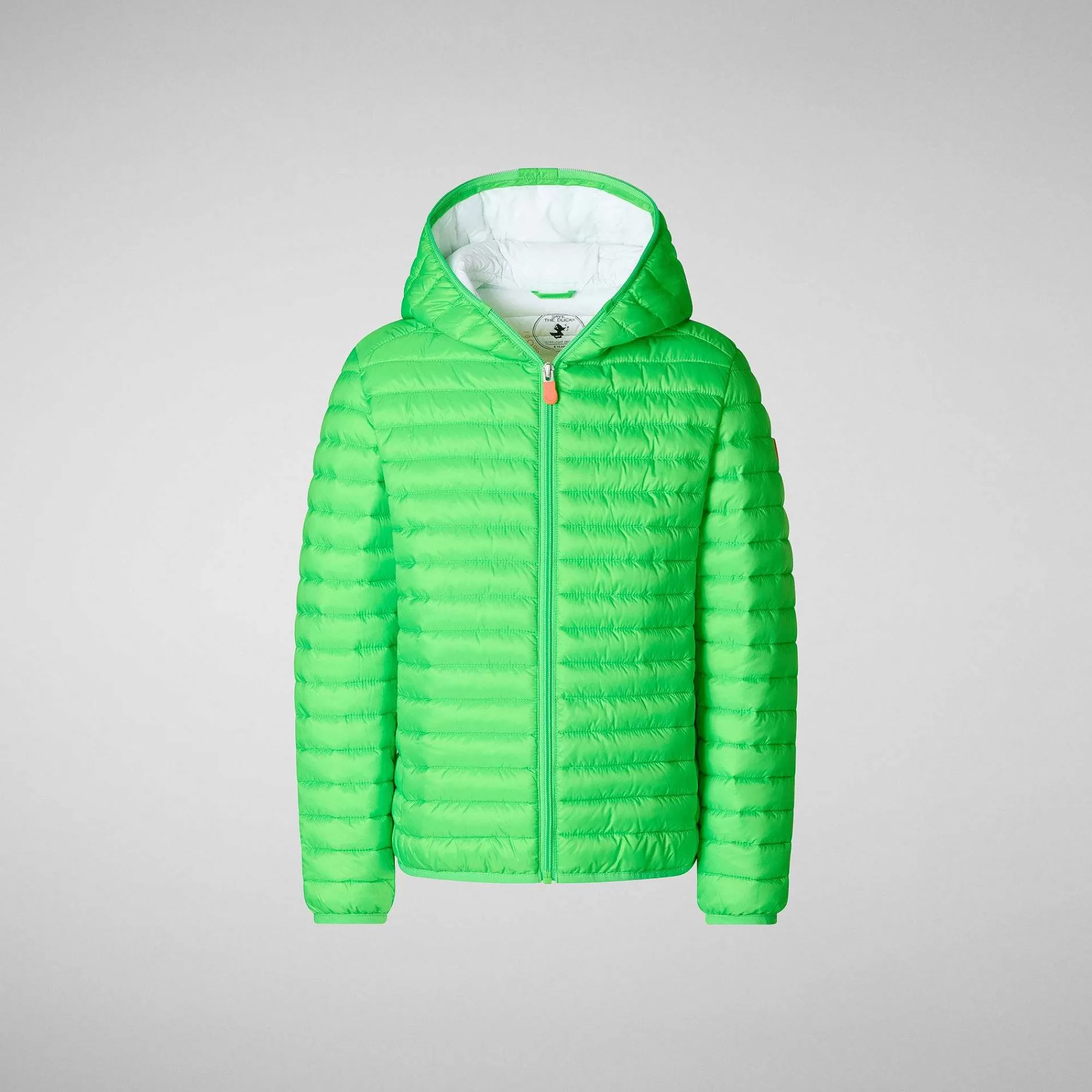 Piumini Animal-Free^Save The Duck Piumino Animal Free Bambino Gillo Verde Fluo