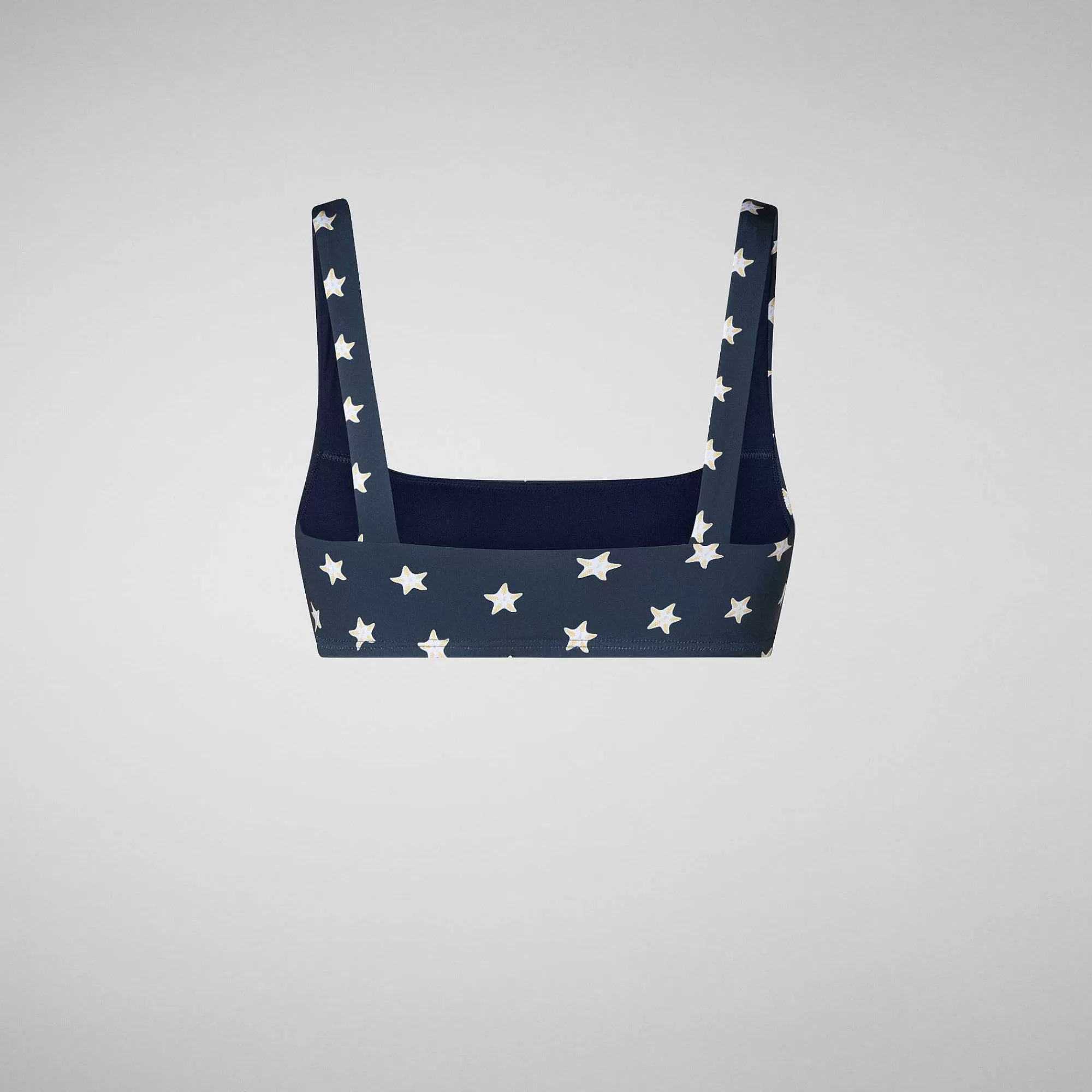 Costumi Da Bagno^Save The Duck Top Bikini Donna Uliana Stampa Stelle Marine Stampa Stelle Marine Su Fondo Blu Navy